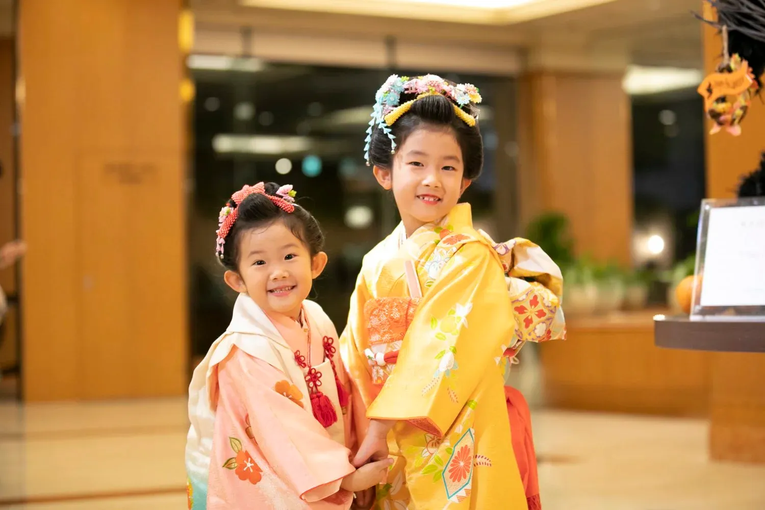 七五三の姉妹